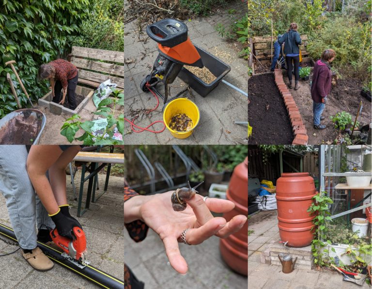 Meewerkdag in de tuin van MidWest (februari 2024)