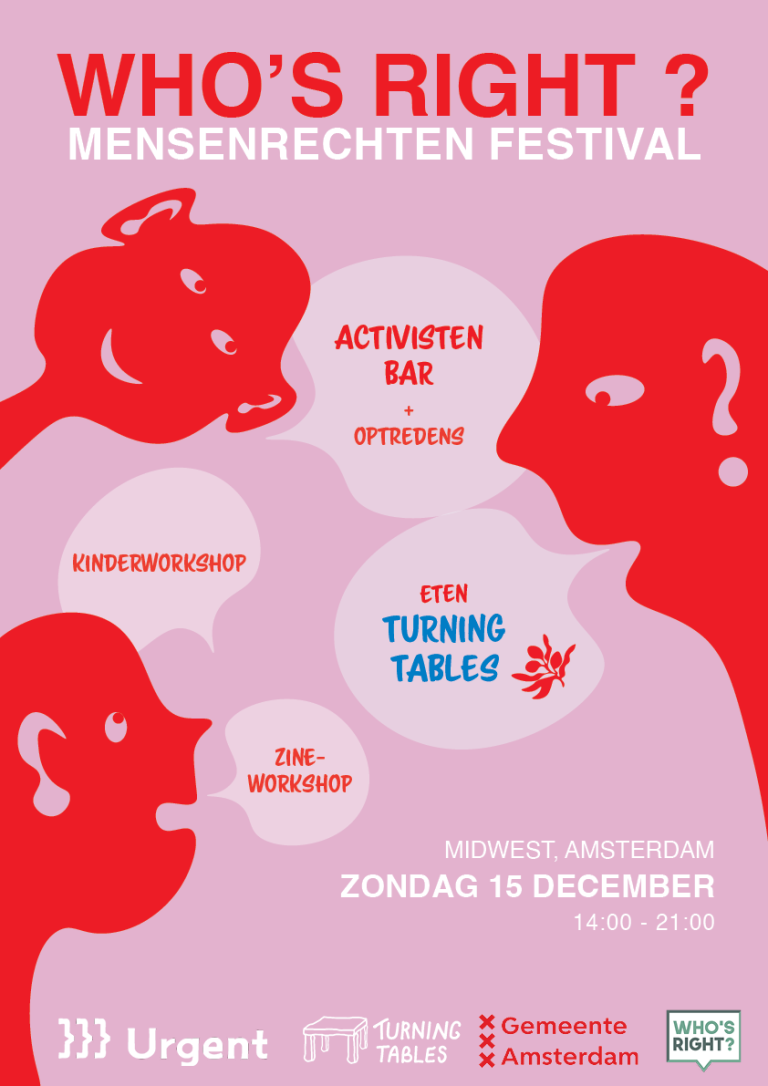 Who’s Right Mensenrechten Festival X Turning Tables